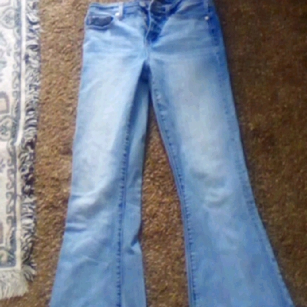 Buckle black jeans